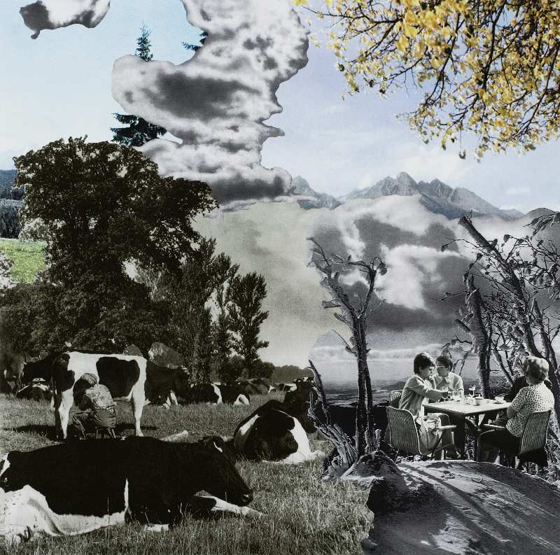 Ruth Habermehl | Café Schnee, 2005, Collage